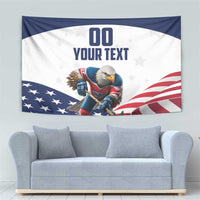 Custom USA Hockey Tapestry Team USA Eagle Mascot