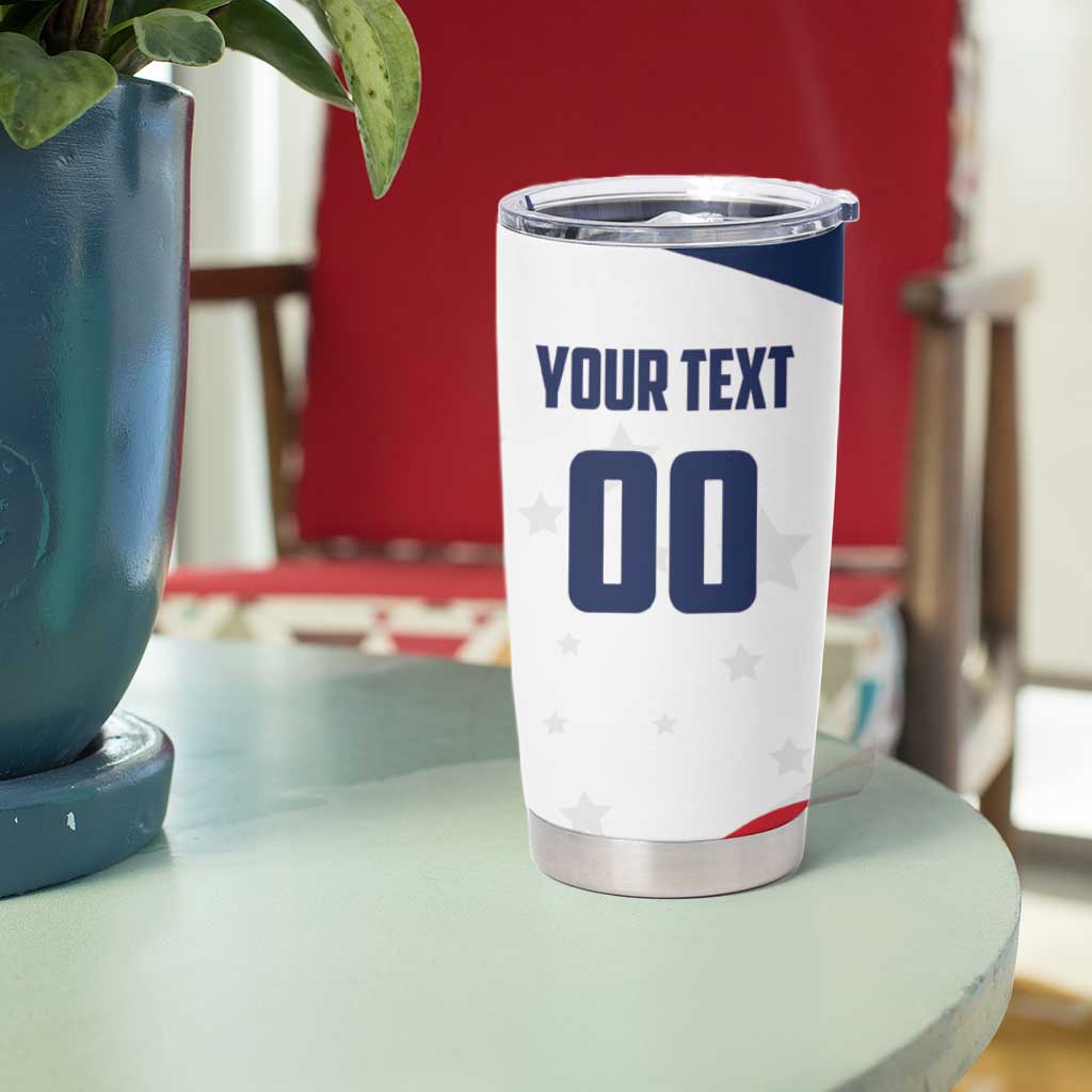 Custom USA Hockey Tumbler Cup Team USA Eagle Mascot