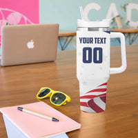 Custom USA Hockey Tumbler With Handle Team USA Eagle Mascot