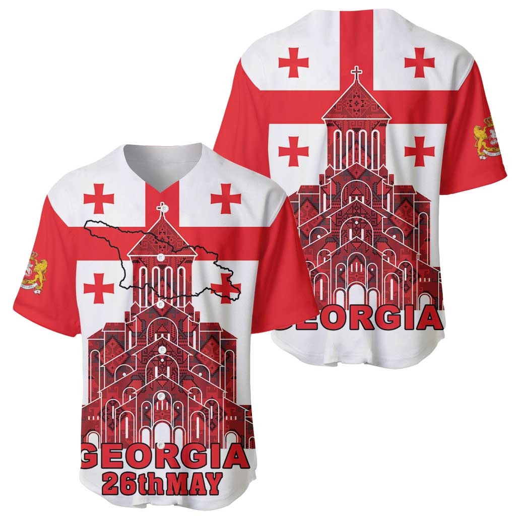 Georgia Independence Day Baseball Jersey Sameba Dzala Ertobashia