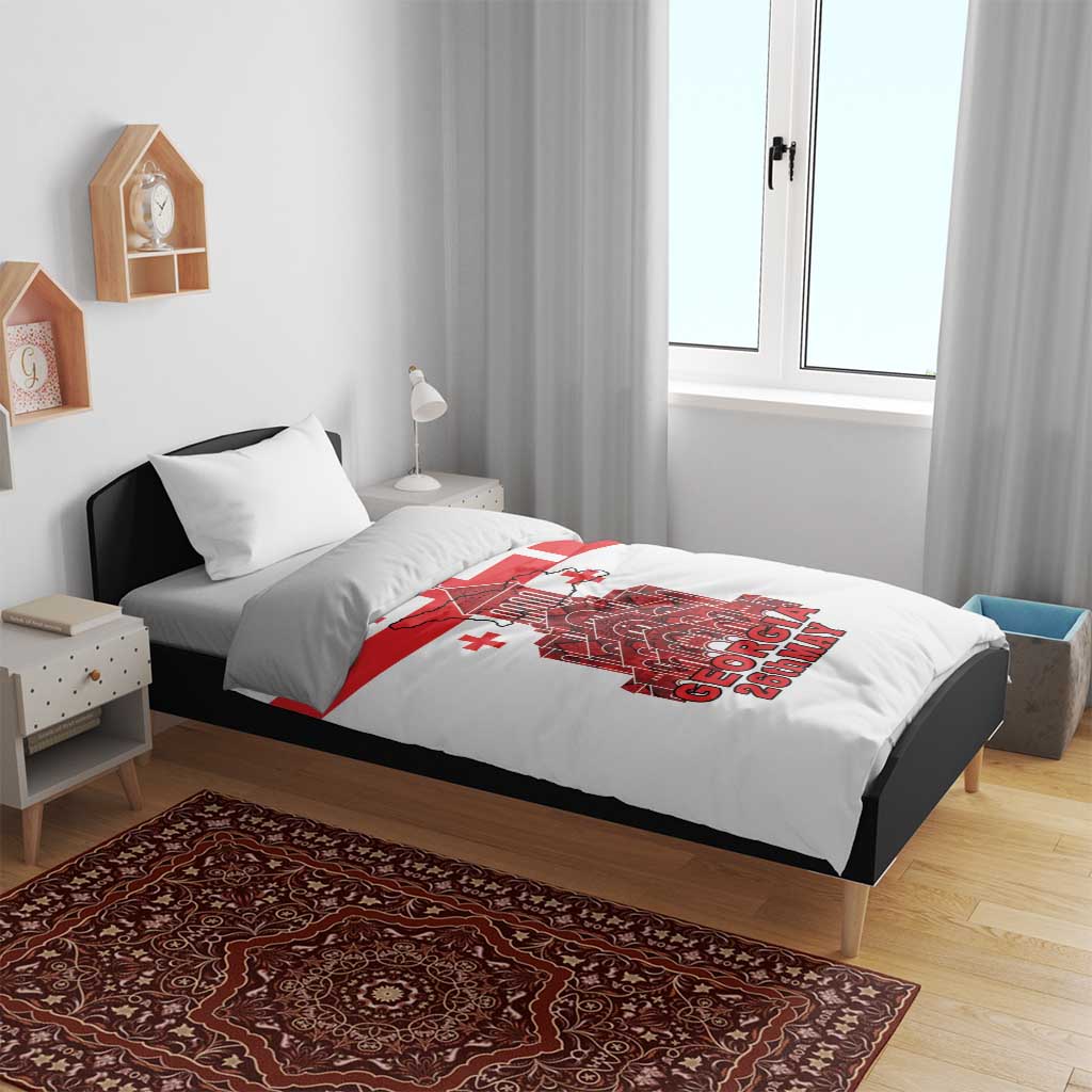 Georgia Independence Day Bedding Set Sameba Dzala Ertobashia