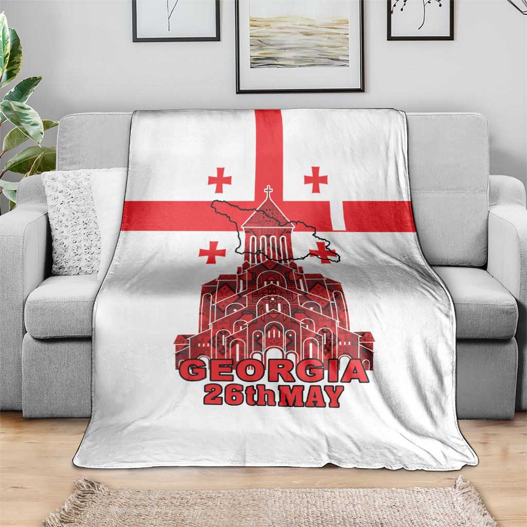 Georgia Independence Day Blanket Sameba Dzala Ertobashia