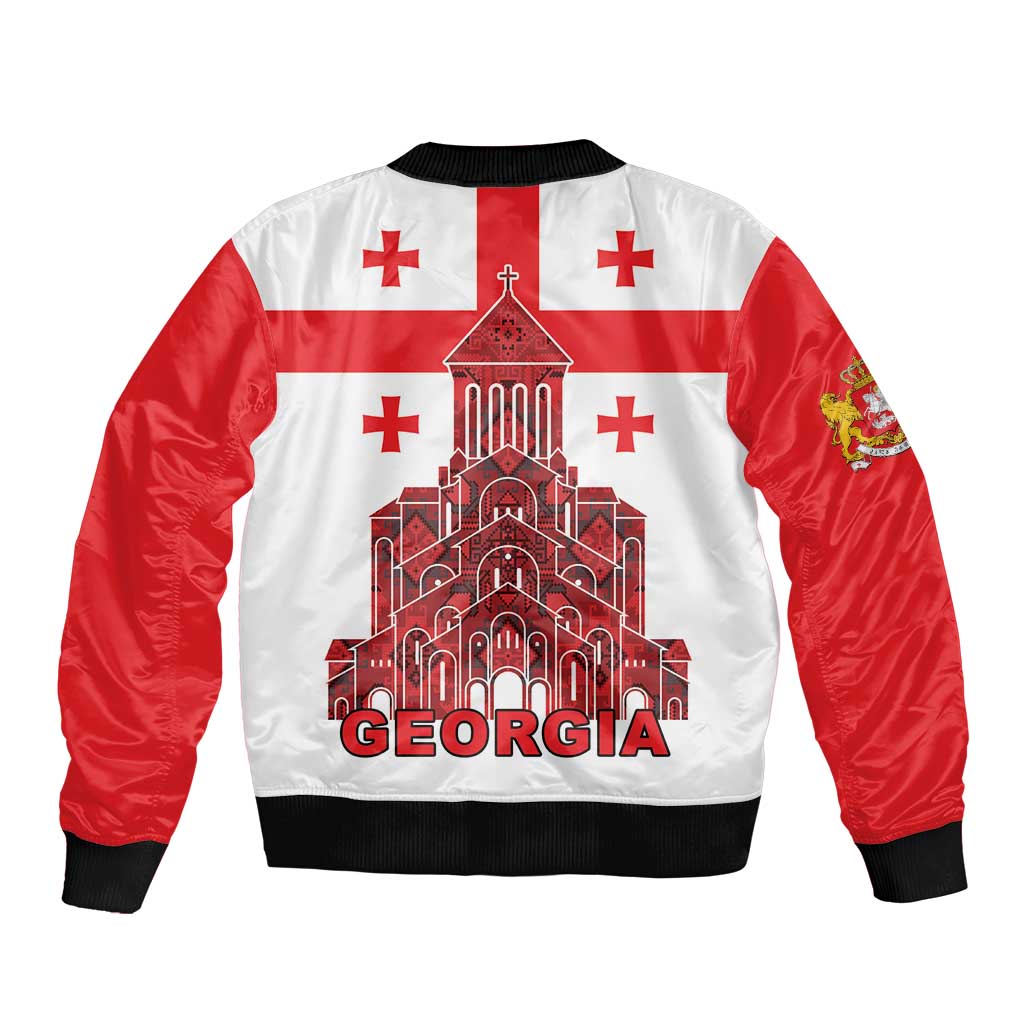 Georgia Independence Day Bomber Jacket Sameba Dzala Ertobashia