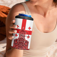 Georgia Independence Day 4 in 1 Can Cooler Tumbler Sameba Dzala Ertobashia