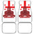 Georgia Independence Day Car Mats Sameba Dzala Ertobashia
