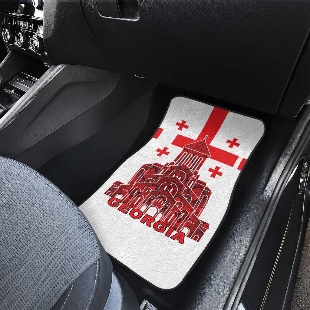 Georgia Independence Day Car Mats Sameba Dzala Ertobashia