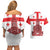 Georgia Independence Day Couples Matching Off Shoulder Short Dress and Hawaiian Shirt Sameba Dzala Ertobashia