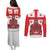 Georgia Independence Day Couples Matching Puletasi and Long Sleeve Button Shirt Sameba Dzala Ertobashia