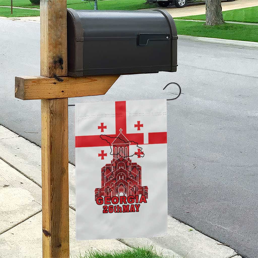 Georgia Independence Day Garden Flag Sameba Dzala Ertobashia