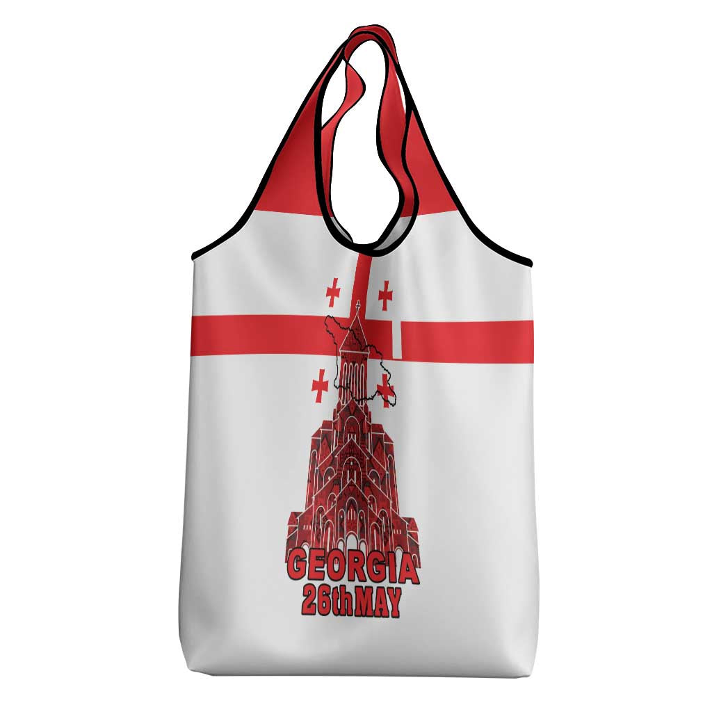 Georgia Independence Day Grocery Bag Sameba Dzala Ertobashia