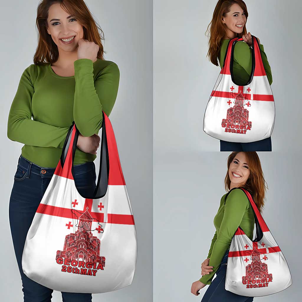 Georgia Independence Day Grocery Bag Sameba Dzala Ertobashia