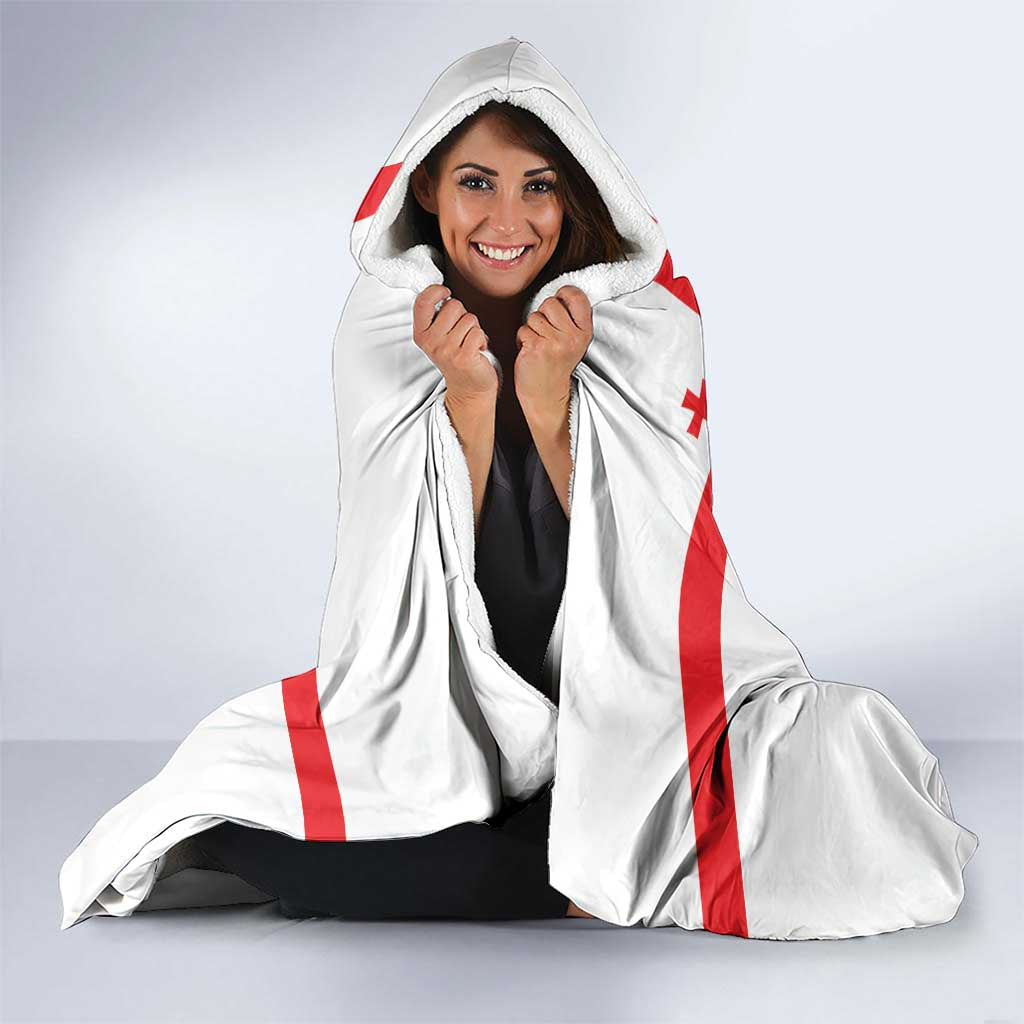 Georgia Independence Day Hooded Blanket Sameba Dzala Ertobashia