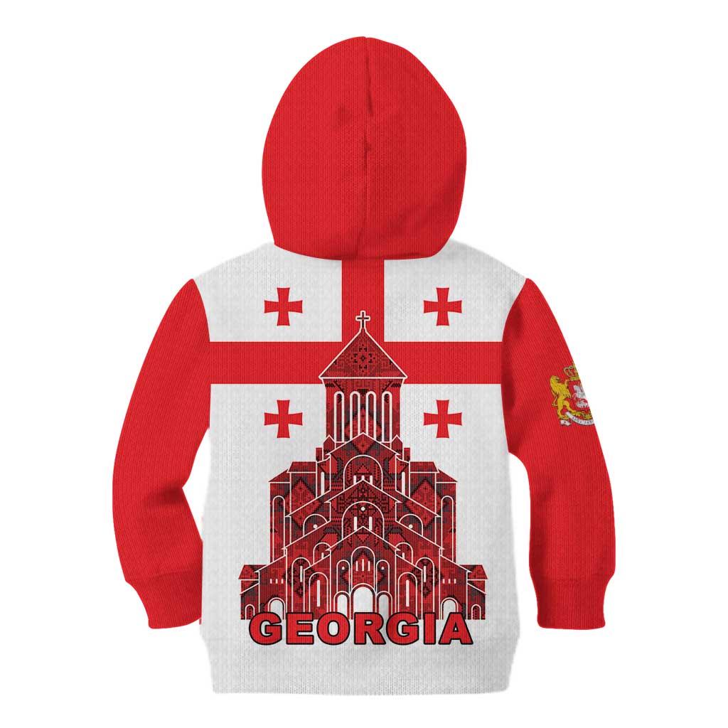Georgia Independence Day Kid Hoodie Sameba Dzala Ertobashia