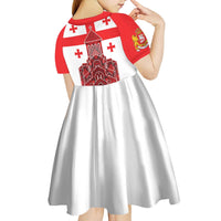 Georgia Independence Day Kid Short Sleeve Dress Sameba Dzala Ertobashia