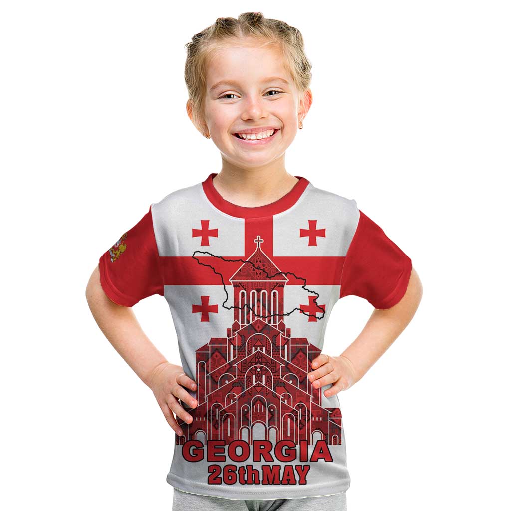 Georgia Independence Day Kid T Shirt Sameba Dzala Ertobashia