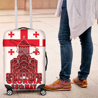 Georgia Independence Day Luggage Cover Sameba Dzala Ertobashia