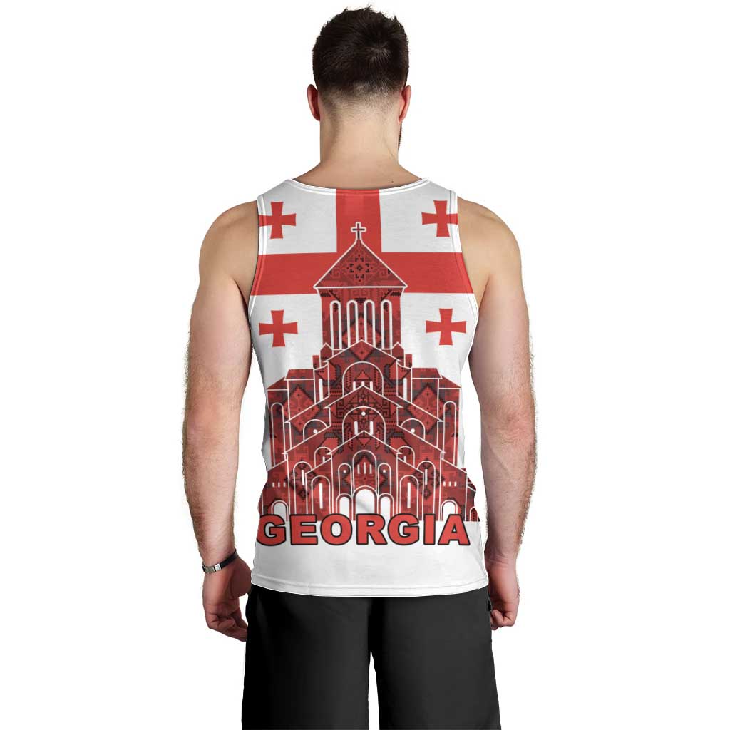 Georgia Independence Day Men Tank Top Sameba Dzala Ertobashia