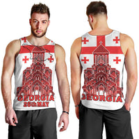 Georgia Independence Day Men Tank Top Sameba Dzala Ertobashia