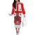 Georgia Independence Day Off The Shoulder Long Sleeve Dress Sameba Dzala Ertobashia