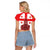 Georgia Independence Day Raglan Cropped T Shirt Sameba Dzala Ertobashia