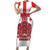 Georgia Independence Day Short Sleeve Bodycon Dress Sameba Dzala Ertobashia