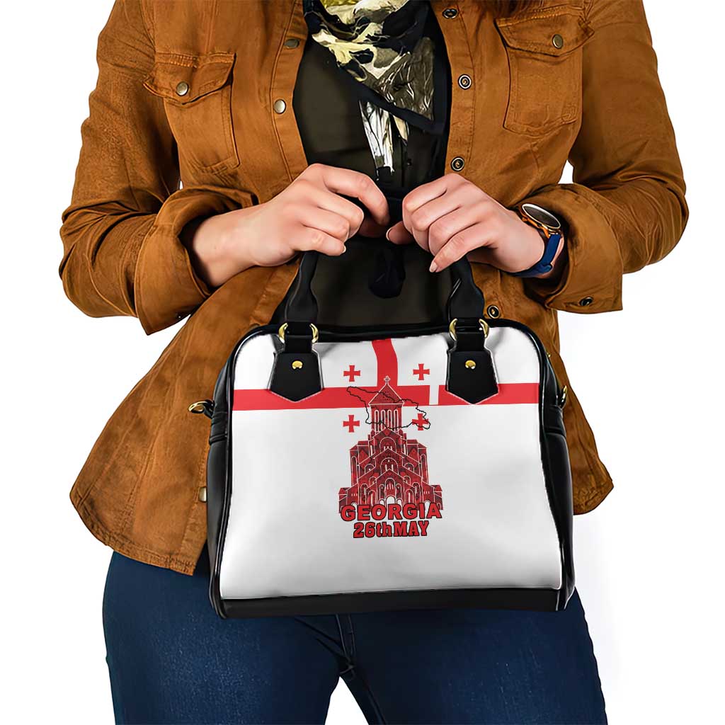 Georgia Independence Day Shoulder Handbag Sameba Dzala Ertobashia
