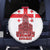 Georgia Independence Day Spare Tire Cover Sameba Dzala Ertobashia