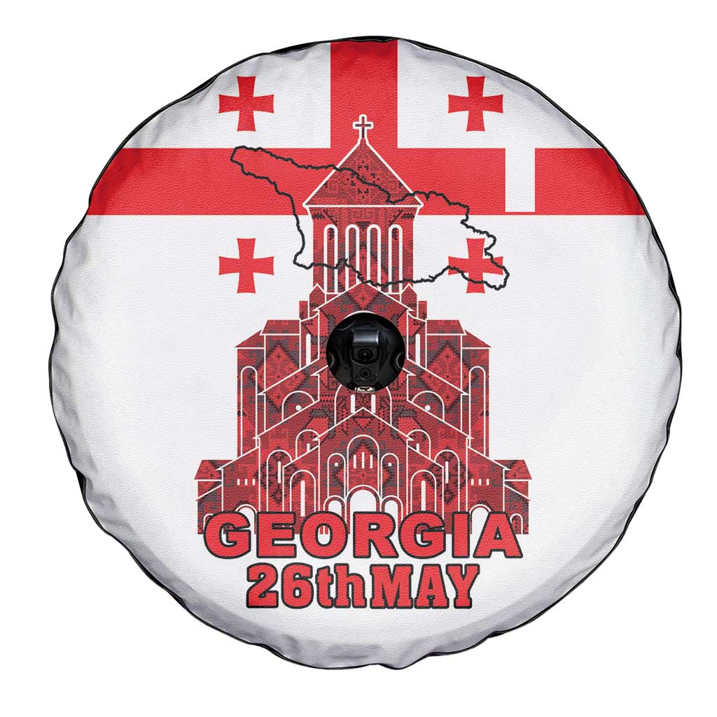 Georgia Independence Day Spare Tire Cover Sameba Dzala Ertobashia