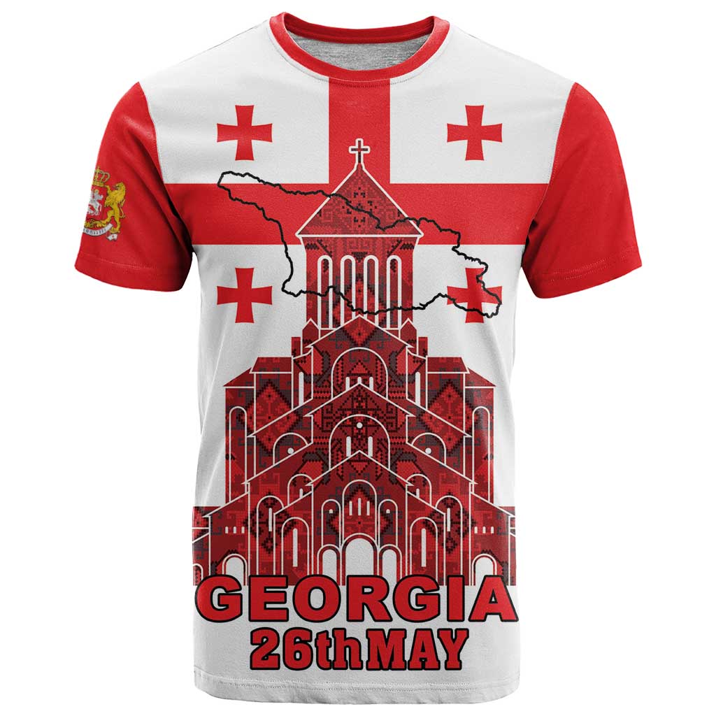 Georgia Independence Day T Shirt Sameba Dzala Ertobashia