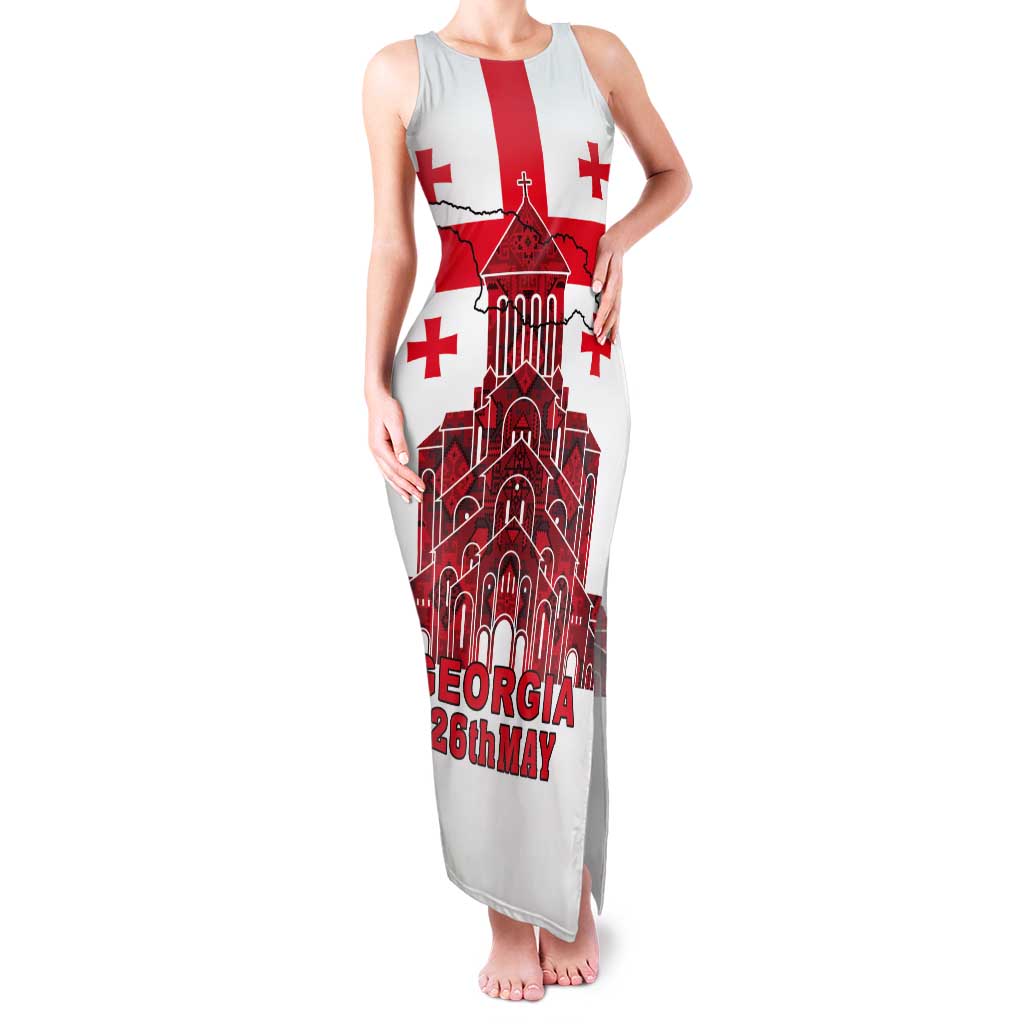 Georgia Independence Day Tank Maxi Dress Sameba Dzala Ertobashia