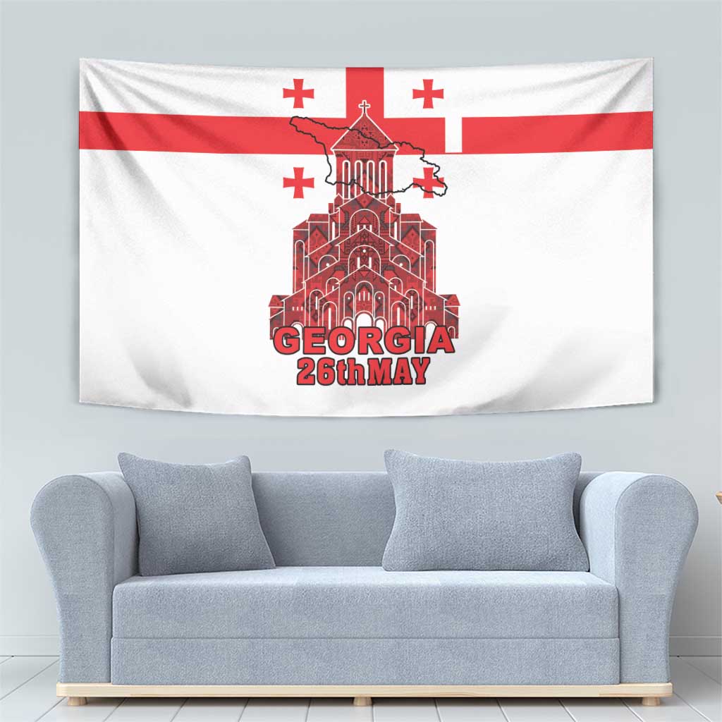 Georgia Independence Day Tapestry Sameba Dzala Ertobashia