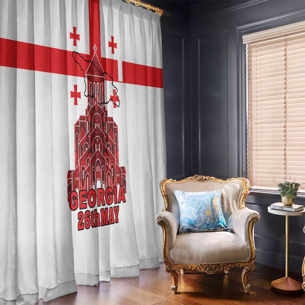 Georgia Independence Day Window Curtain Sameba Dzala Ertobashia