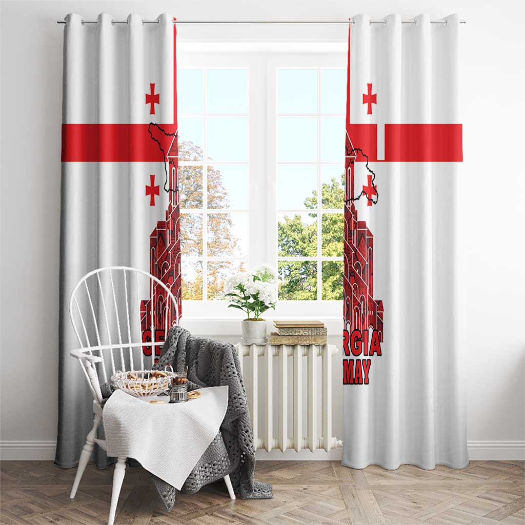 Georgia Independence Day Window Curtain Sameba Dzala Ertobashia