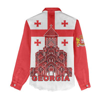 Georgia Independence Day Women Casual Shirt Sameba Dzala Ertobashia