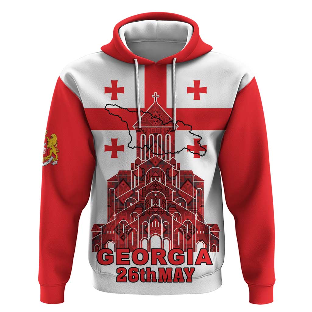 Georgia Independence Day Zip Hoodie Sameba Dzala Ertobashia