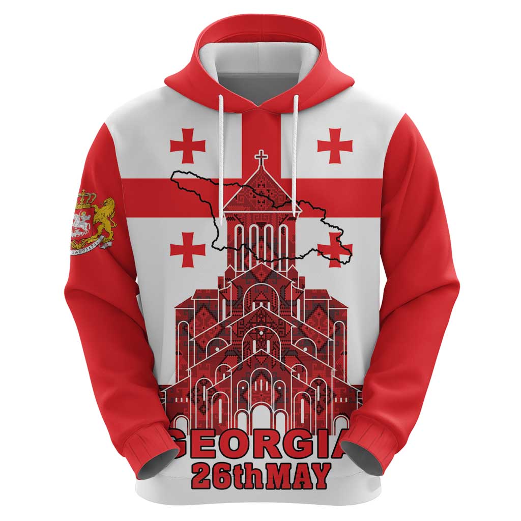 Georgia Independence Day Zip Hoodie Sameba Dzala Ertobashia