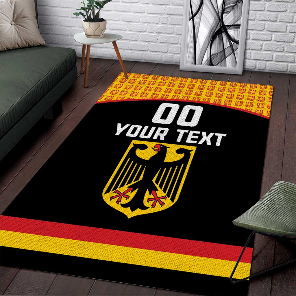 Custom Germany Hockey Area Rug Trager der Adler Flag Style