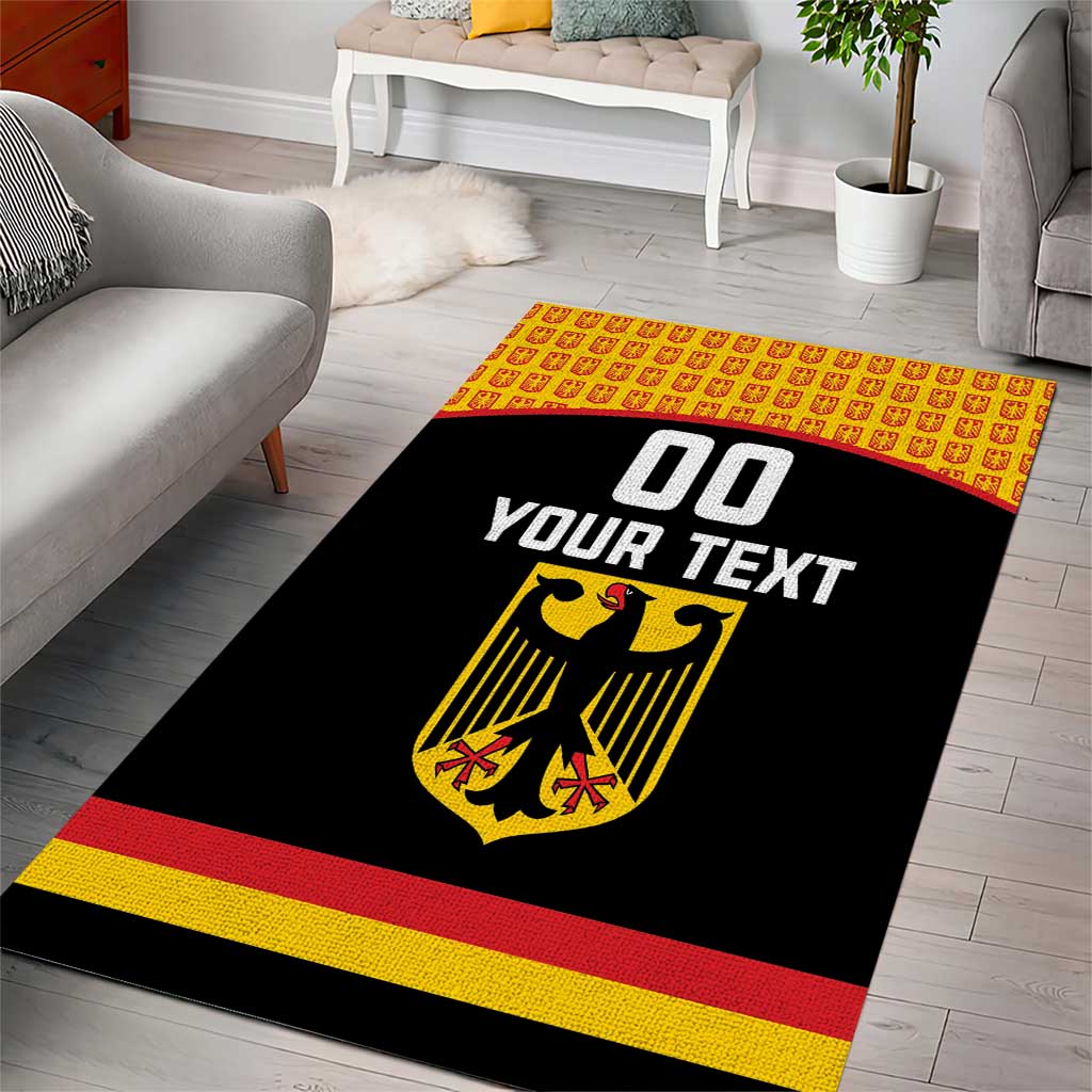 Custom Germany Hockey Area Rug Trager der Adler Flag Style