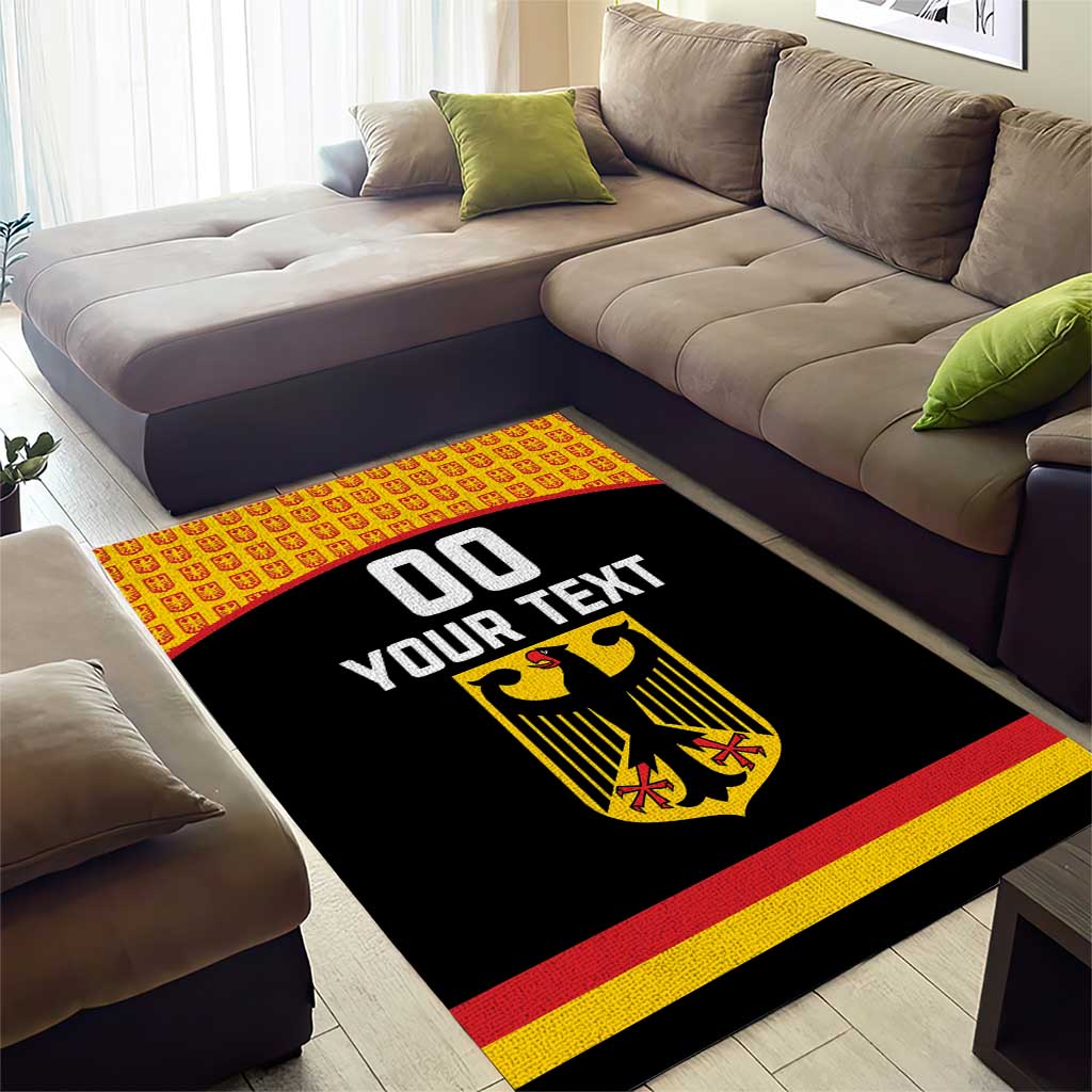 Custom Germany Hockey Area Rug Trager der Adler Flag Style