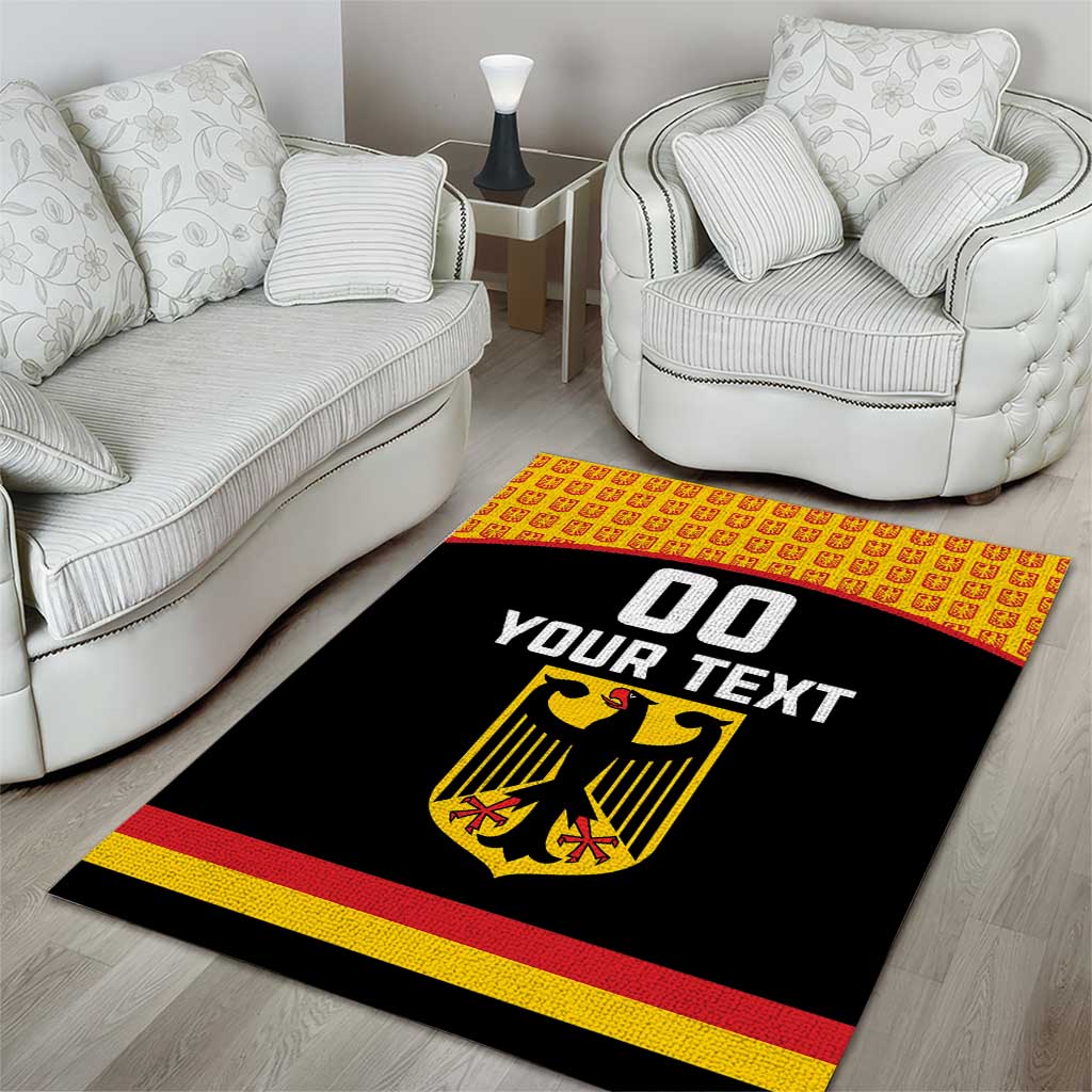 Custom Germany Hockey Area Rug Trager der Adler Flag Style