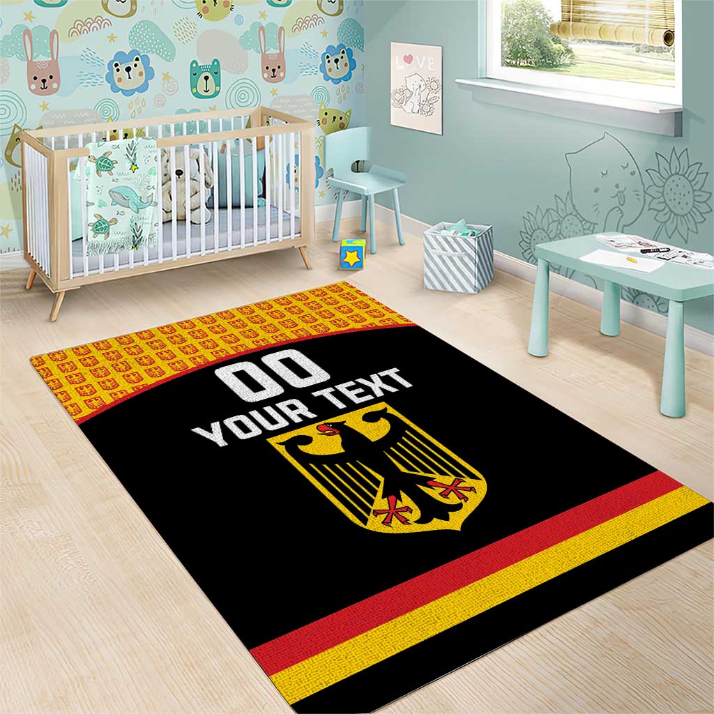 Custom Germany Hockey Area Rug Trager der Adler Flag Style