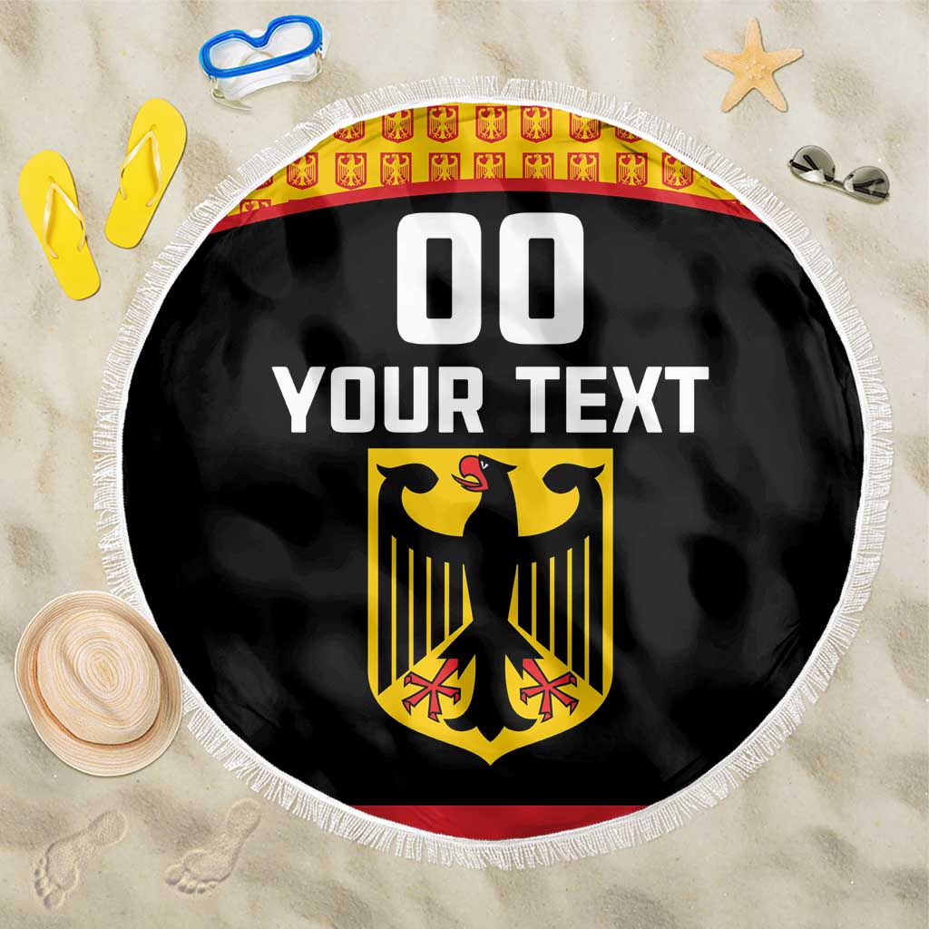 Custom Germany Hockey Beach Blanket Trager der Adler Flag Style
