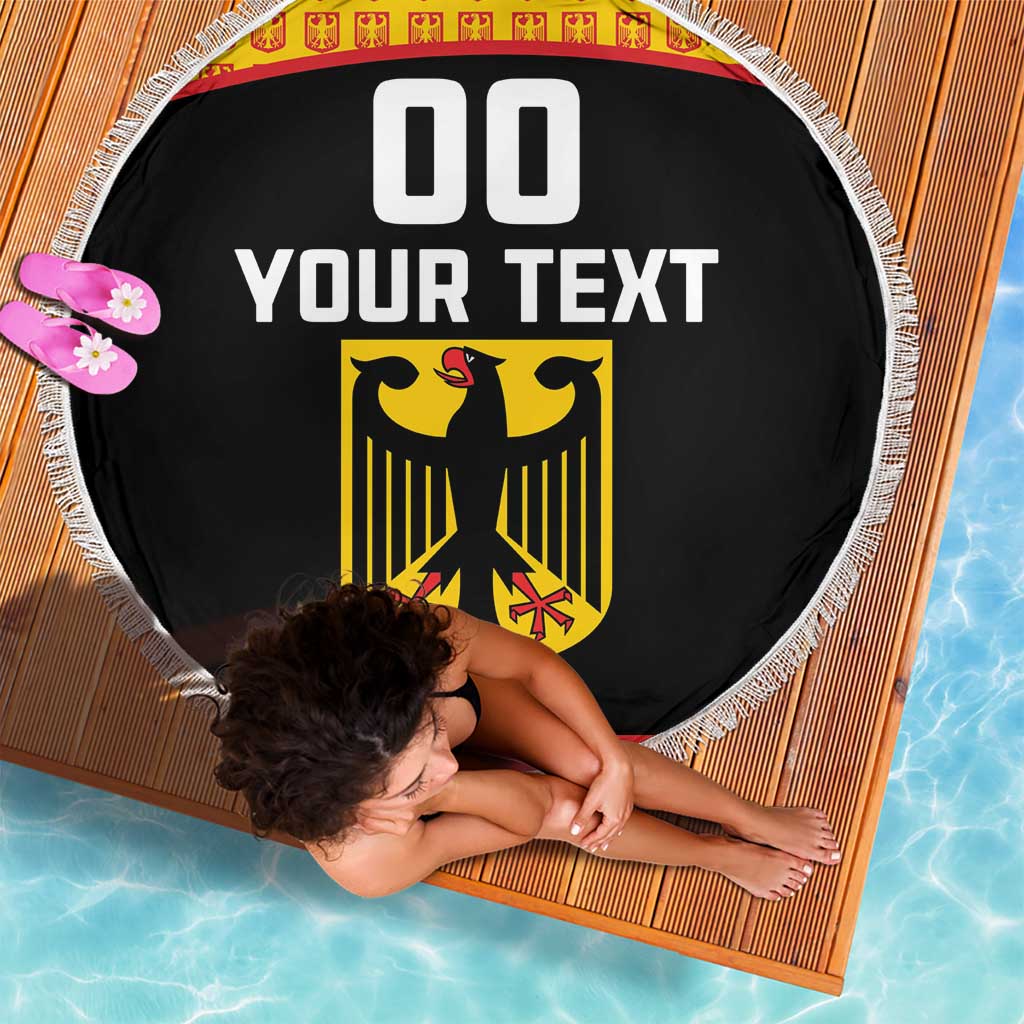 Custom Germany Hockey Beach Blanket Trager der Adler Flag Style