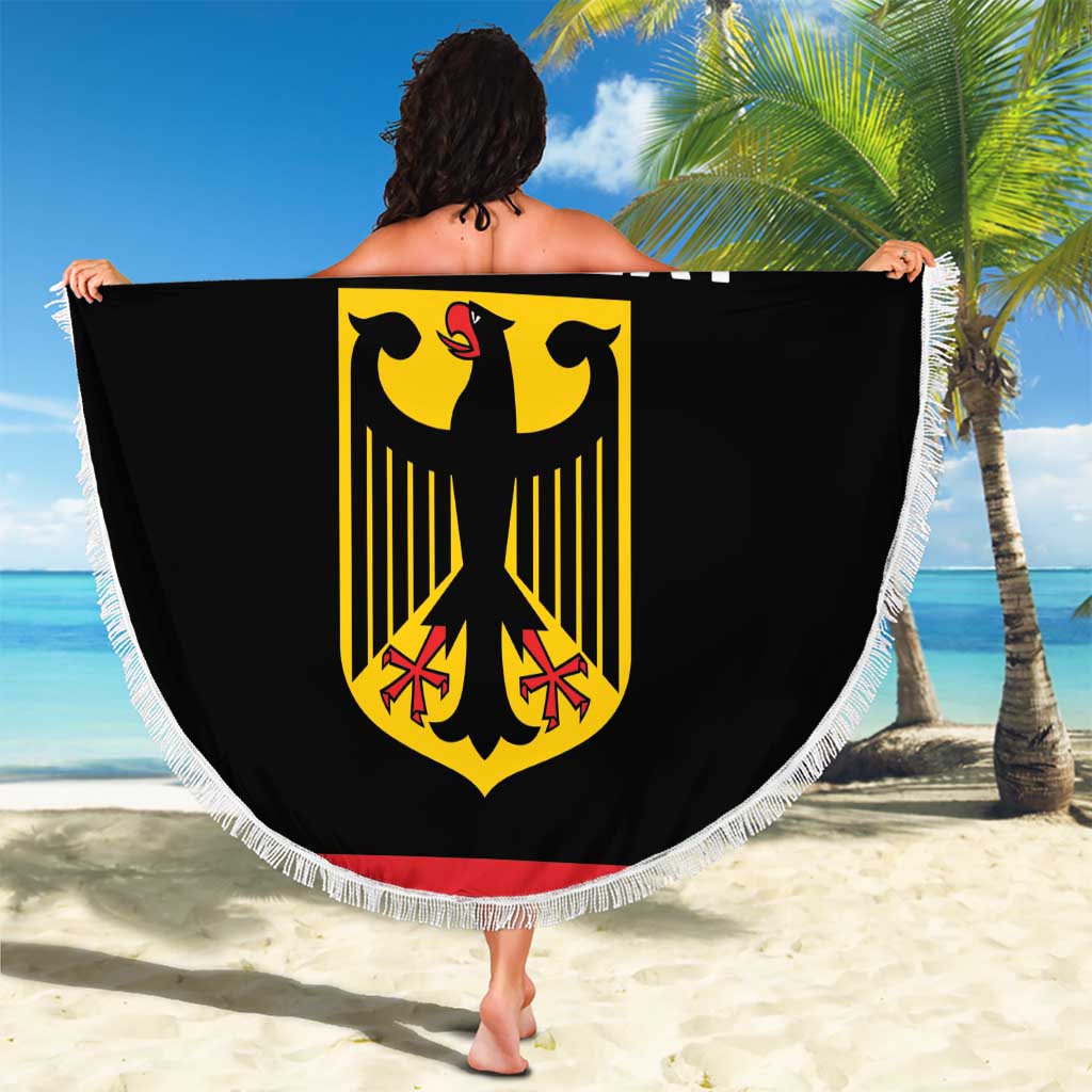 Custom Germany Hockey Beach Blanket Trager der Adler Flag Style