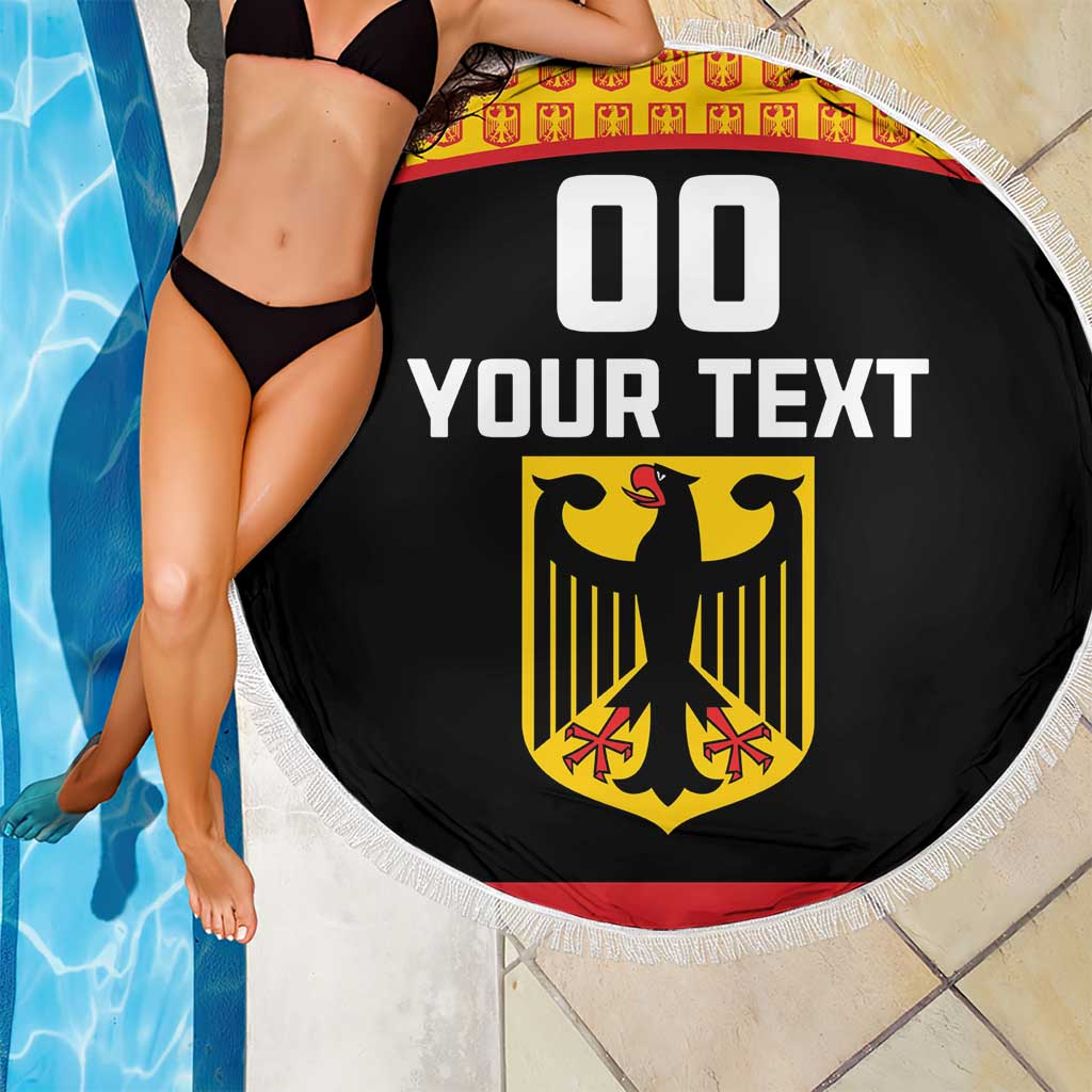 Custom Germany Hockey Beach Blanket Trager der Adler Flag Style