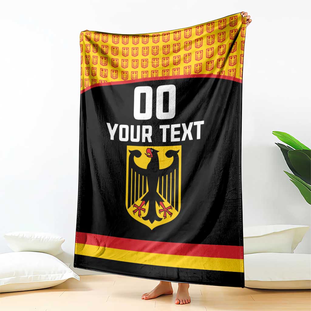 Custom Germany Hockey Blanket Trager der Adler Flag Style