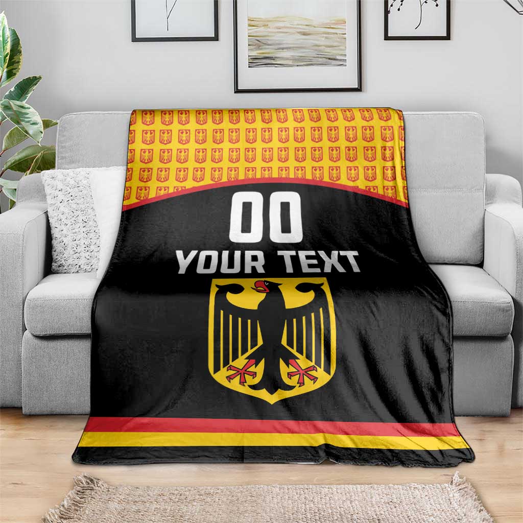 Custom Germany Hockey Blanket Trager der Adler Flag Style