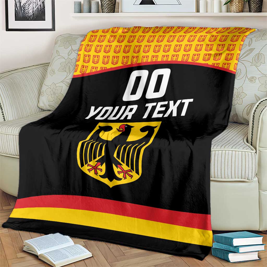Custom Germany Hockey Blanket Trager der Adler Flag Style
