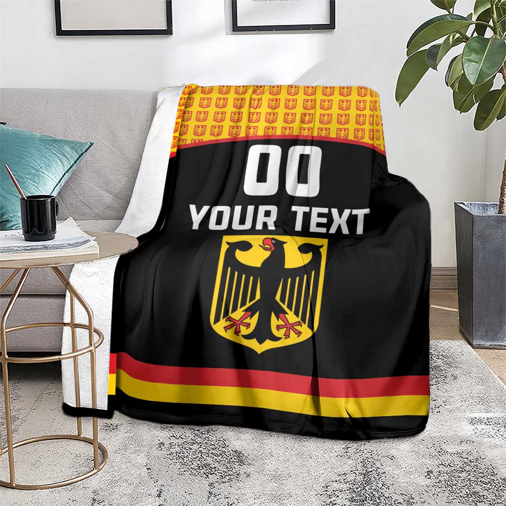 Custom Germany Hockey Blanket Trager der Adler Flag Style
