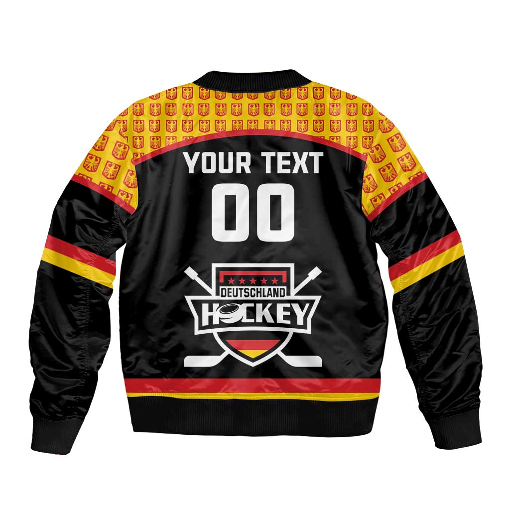 Custom Germany Hockey Bomber Jacket Trager der Adler Flag Style